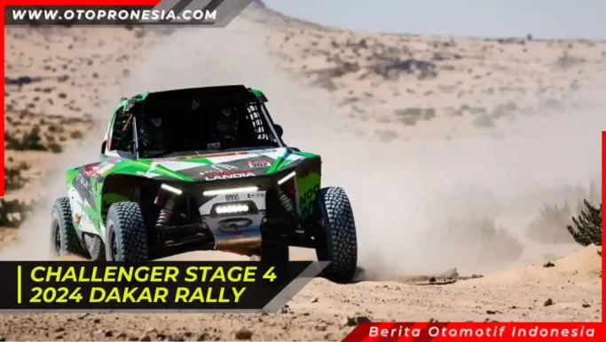 Hasil lomba klasemen mobil Challenger Reli Dakar 2024 Stage 4