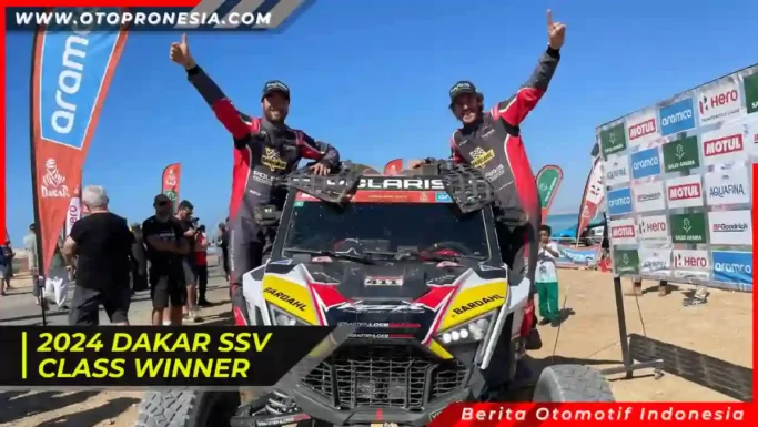 Juara mobil SSV Reli Dakar 2024